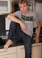 Smooth twink Jackson Madden busts nut on kitchen counter. by BF Collection