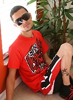 Latin twink Jesiel Alvardo stroking his hard cock. by BF Collection