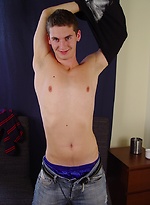Cute twink Jacob is proud of his hard cock. by BF Collection