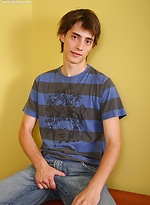 Fresh faced twink Lucas exposes his uncut cock. by BF Collection