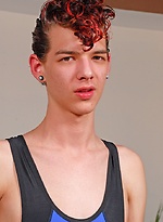 Petite twink Frankie Malone masturbates after wrestling practice. by BF Collection