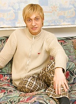 Dirty blond boy Sunny tugs his thick cock. by BF Collection