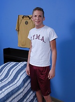 Hot twink Jeremy Ryan strokes cock while flashing his braces. by BF Collection