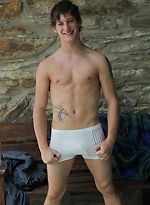 Tattooed boy Myles gets cock at full attention for you! by BF Collection