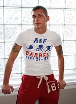 Athletic boy Eric strokes his thick hard cock. by BF Collection