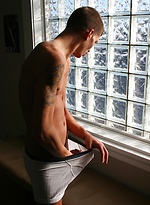 Athletic boy Eric strokes his thick hard cock. by BF Collection