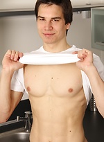 Hard bodied Brian Witter stroking his uncut cock. by BF Collection