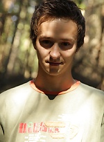 Twink Jake Palace jerking off in the woods. by BF Collection