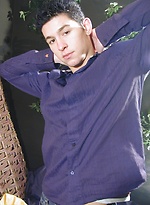 Ripped twink Bart busts a nut outdoors on the patio. by BF Collection