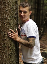 Peter Kone fucking his fleshlight out in the woods. by BF Collection