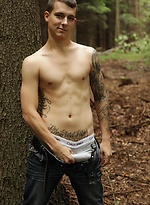 Peter Kone fucking his fleshlight out in the woods. by BF Collection