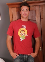 Blue eyed Joey Sosoh busts a nut all over his chest. by BF Collection
