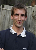 Skinny Luigi spreads his ass cheeks in the backyard. by BF Collection