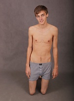 Rene Mitchell busts a nut over his sexy stomach. by BF Collection
