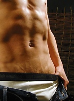 Sexy hunk Arek strips off underwear and plays with cock. by BF Collection