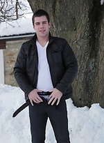 Matty Cole whips out uncut dick on a snowy day. by BF Collection