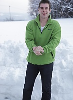 Matty Cole spreads his ass out in the winters day. by BF Collection
