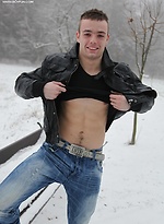 Horny Tommie Kool comes in from the cold to jerk off. by BF Collection