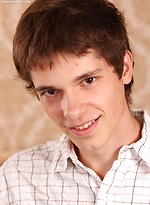 Frat boy Zylen Ray blows his load onto his stomach. by BF Collection