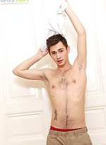 Hunter Roxfille spreading his very hairy ass cheeks. by BF Collection
