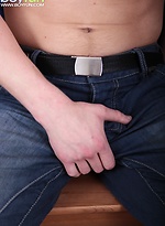 Athletic Peter spews his cum shot into his hand. by BF Collection
