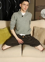 Sexy twink Aaron Aurora dildos his tight ass. by BF Collection