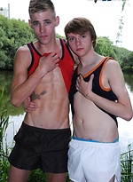 Horny Cross-Country Runners Stop Off For A Hot Flip-Flop Fuck In The Open! by Staxus