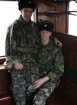 Uniforms: Itâ€™s First-Class Travel All The Way As Benjamin Dunn Gives His Army Pal A Hard Raw Fuck! by Staxus With Benjamin Dunn