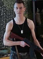 Uniforms: Assaulted On Both Fronts! Tim Law Gets A Double-Dicked Army Inspection! by Staxus
