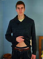 Tall Lean Straight Lad Simon Shows Off His Large Uncut Cock by English Lads