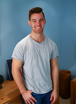 Hairy & Straight Young Man Travis Pumps his Virgin Hole with a Dildo or Two! by English Lads