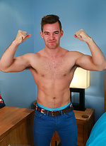 Hairy & Straight Young Man Travis Pumps his Virgin Hole with a Dildo or Two! by English Lads