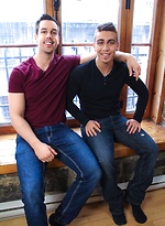 Felix Brazea and Pascal Aubry in Begging For More... Harder! by Men of Montreal With Pascal Aubry