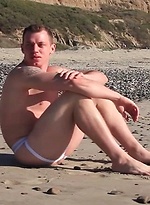 Adam Hardy At The Beach by Dylan Lucas With Adam Hardy