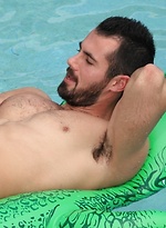 Hot uncut hunk Brock Cooper in Poolside by Dylan Lucas With Brock Cooper