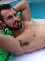 Hot uncut hunk Brock Cooper in Poolside by Dylan Lucas With Brock Cooper