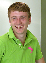 Straight & Tall Blond Uncut Pup Jamie has massage by English Lads