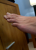 Tall Lean Straight Lad Simon Shows Off His Large Uncut Cock by English Lads