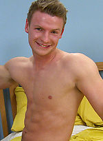 Muscular blonde hunk Harry sShows off his body by English Lads