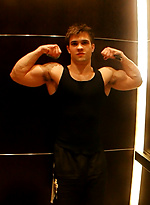 19 yo Zach Rode jock shows his perfect muscled body by Gayhoopla