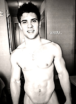 19 yo Zach Rode jock shows his perfect muscled body by Gayhoopla