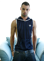 Marco Gagnon strokes his big uncut dick by Squirtz