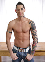 Tattooed boy Ben Rose shows his ass 'n cock by Squirtz With Ben Rose