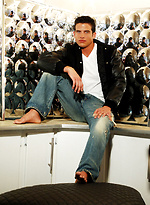 Daniel shows his muscled body by Playgirl