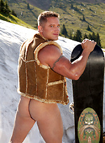 Muscle hunk Kade by Playgirl