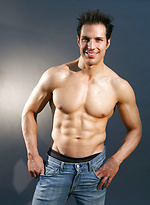 Hot muscled brunette Julian by Playgirl