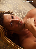 Mature macho Tony shows his boner by Playgirl