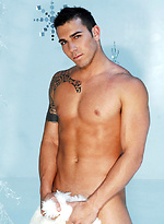 Brett shows his perfect body by Playgirl