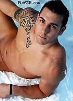 Brett shows his perfect body by Playgirl