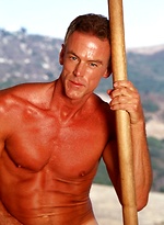 Muscled mature hottie Robert by Playgirl